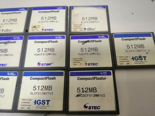 10pcs stec 512mb compactflash - stec,