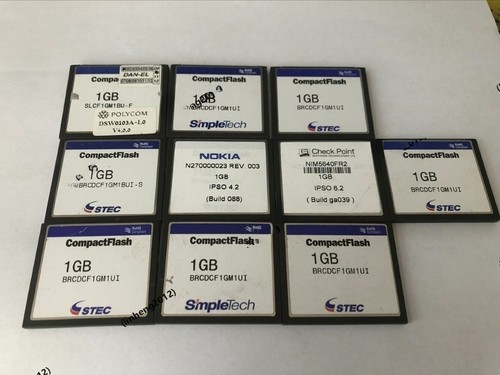 10pcs stec 1gb compactflash - 10pcs, cf